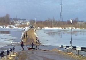 В Шацком районе подтоплены два моста