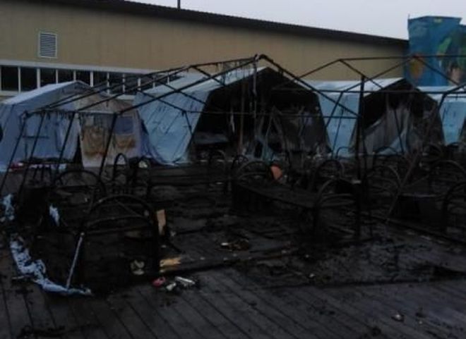В палаточном лагере под Хабаровском произошел пожар, погиб ребенок
