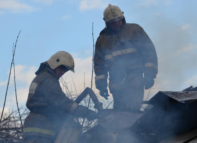 Во время пожара в Скопине спасены три человека