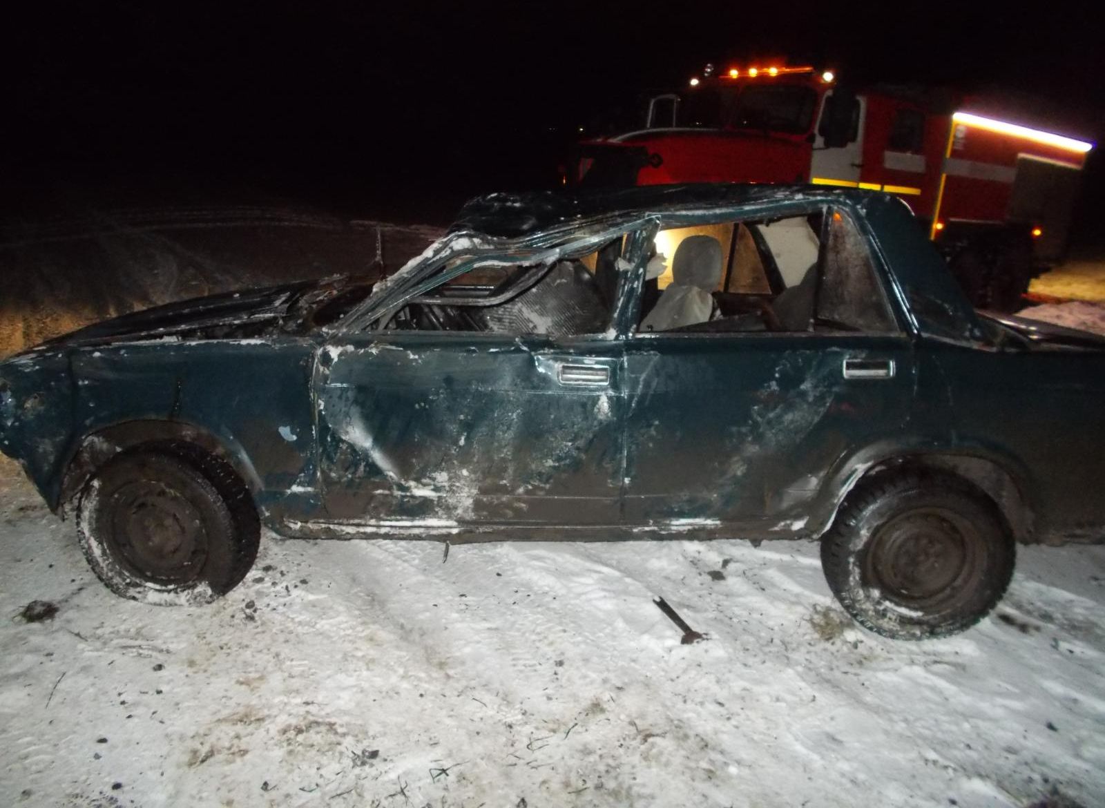 В Захаровском районе «семерка» улетела в кювет, водитель погиб