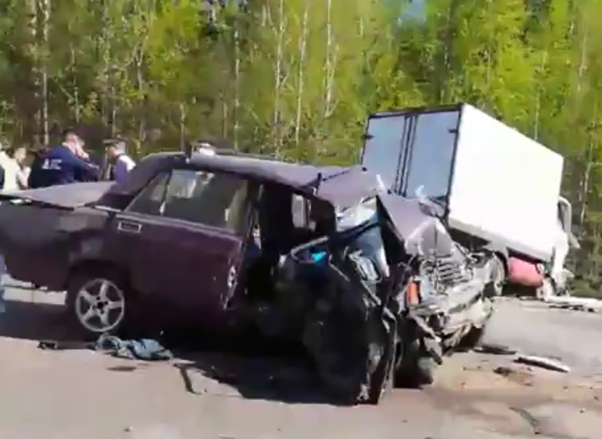 В сети опубликовано видео страшного ДТП на дороге Рязань-Клепики