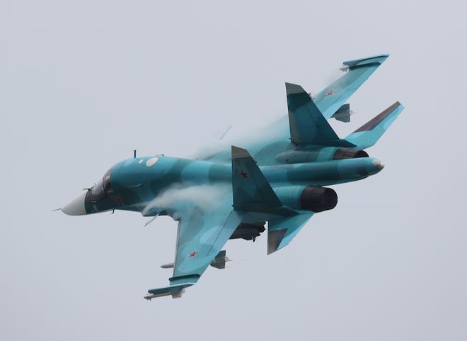 На Дальнем Востоке столкнулись два истребителя Су-34