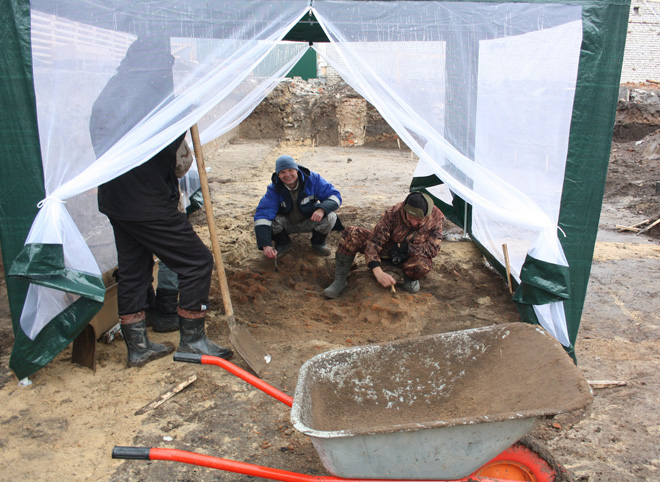 В центре Рязани начались масштабные археологические раскопки