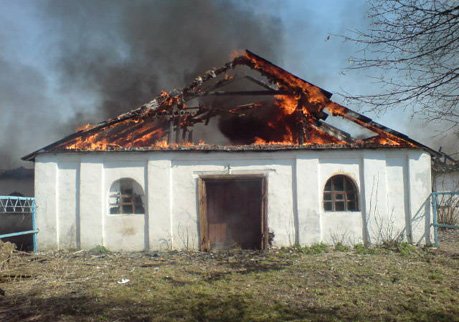 Во время пожара в Рязанской области погибли лошади