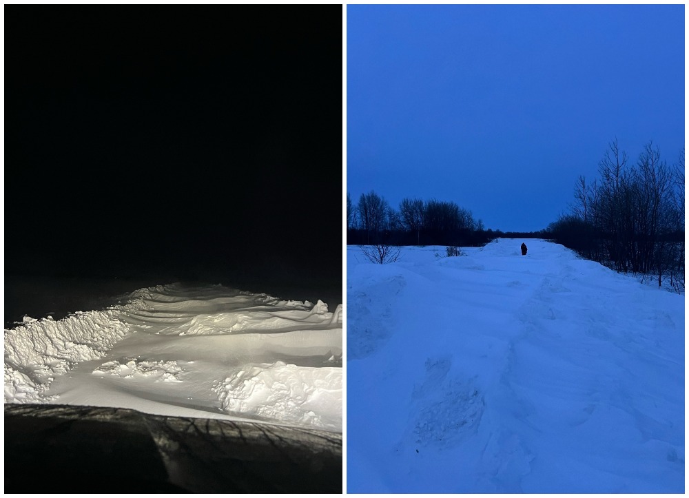 В Рязанской области люди голодают из-за занесенной снегом дороги