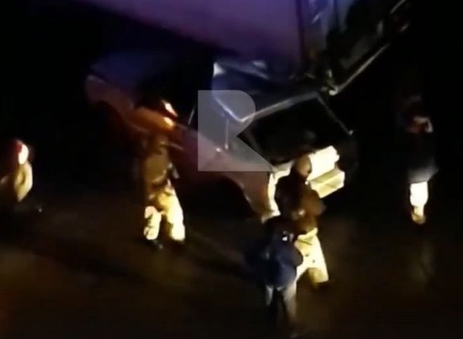 Появилось видео с места жесткой аварии в Канищеве
