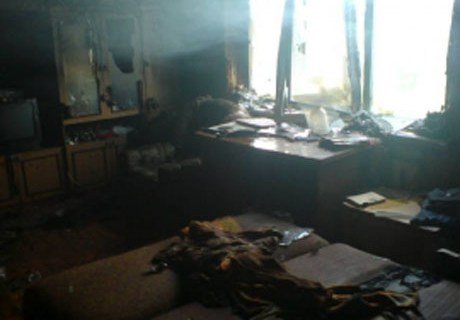 В Пронске при пожаре в жилом доме пострадал человек