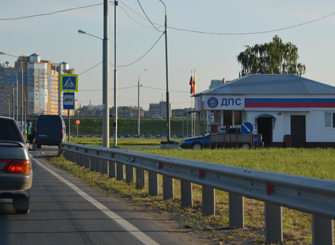 Рязанцев, объезжающих по обочине пробку на Солотчинском мосту, будут наказывать