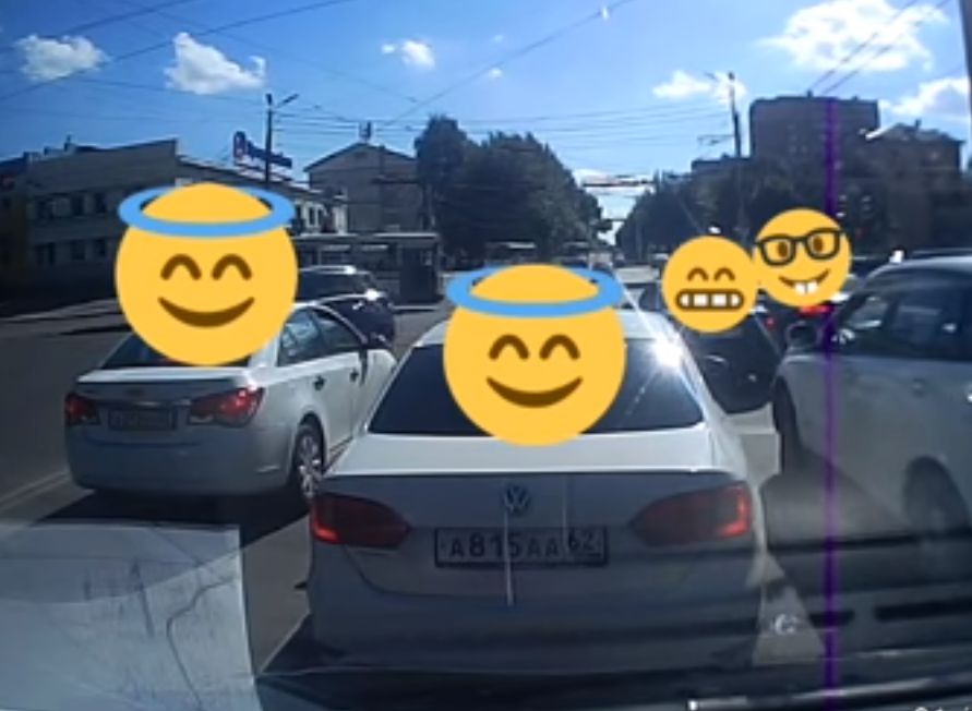 Рязанец высмеял нетерпеливых водителей (видео)
