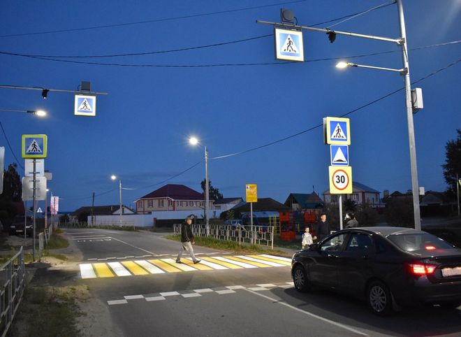 Еще на 59 участках дорог Рязанской области появятся проекционные переходы