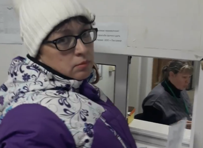 Рязанка устроила скандал на автовокзале «Приокский» (видео)