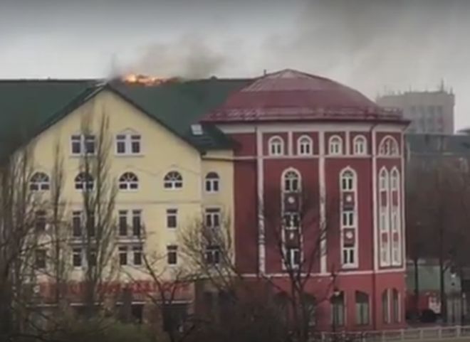 Стала известна причина пожара в отеле «Старый город»