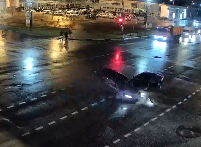 Серьезная авария на Солотчинском шоссе попала на видео