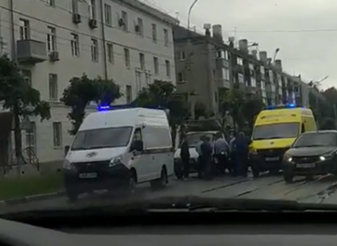 Сбитые на улице Циолковского рязанки переходили дорогу по пешеходному переходу