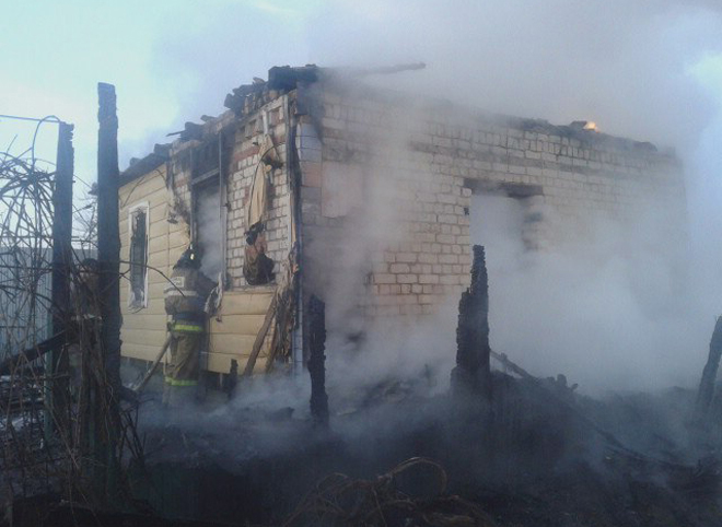В Рыбновском районе на пожаре погибли два человека