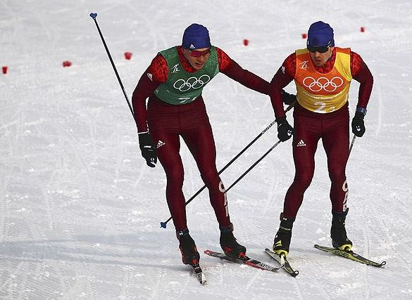 Россияне завоевали «серебро» в мужской лыжной эстафете на Олимпиаде