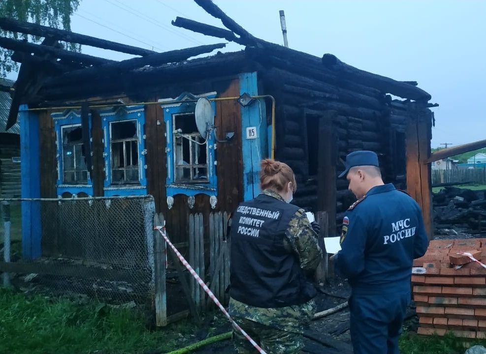 В Удмуртии на пожаре погибла многодетная семья