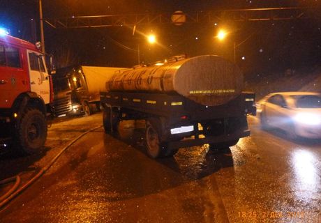 В Рязани в ДТП пострадал водитель КАМАЗа