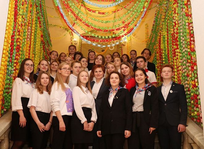 Мэр Рязани встретилась с активистами Российского движения школьников