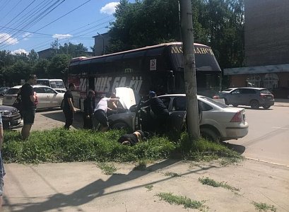 В ДТП в Горроще пострадали два человека