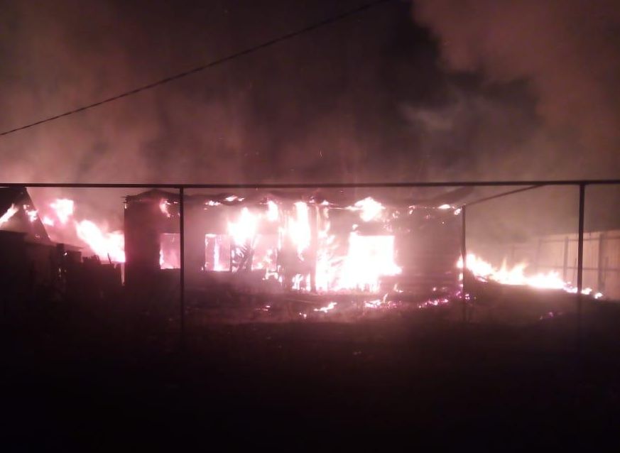 Ночью в Михайлове случился крупный пожар