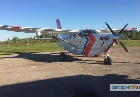 Упавший в Пскове самолет перегоняли в Рязань из США