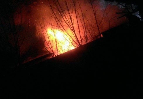 В Рязани горел жилой дом, есть пострадавший