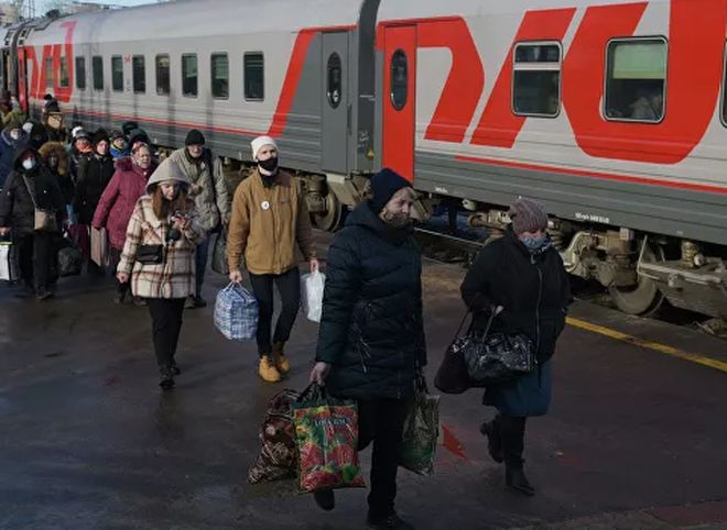 В Рязанскую область направлен поезд с эвакуированными жителями Донбасса