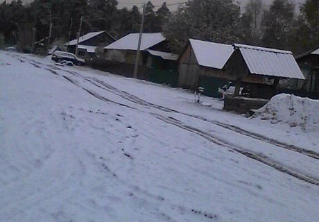 В Рязанской области выпал первый снег