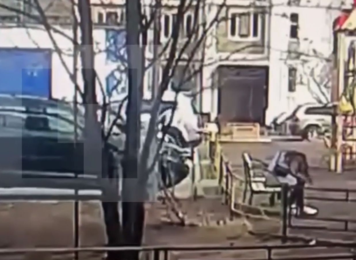 В Москве мужчину пытались застрелить на детской площадке (видео)