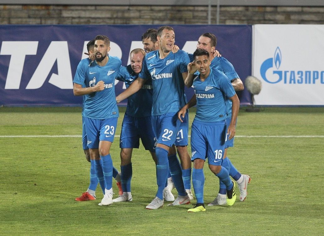 «Зенит» разгромил минское «Динамо» со счетом 8:1 в матче Лиги Европы