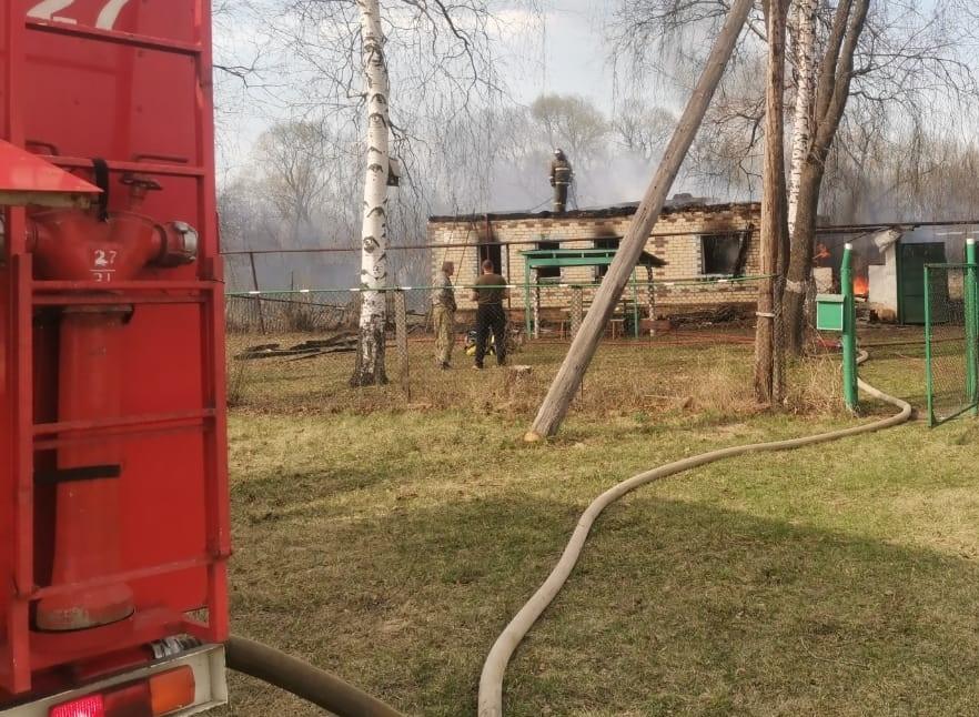 Во время пожара в Кораблинском районе задохнулся 57-летний мужчина