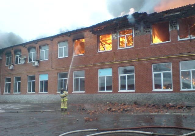 В Рязанской области горел ликеро-водочный завод