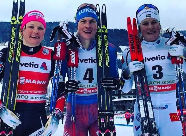 Рязанская лыжница выиграла спринт на этапе Кубка мира