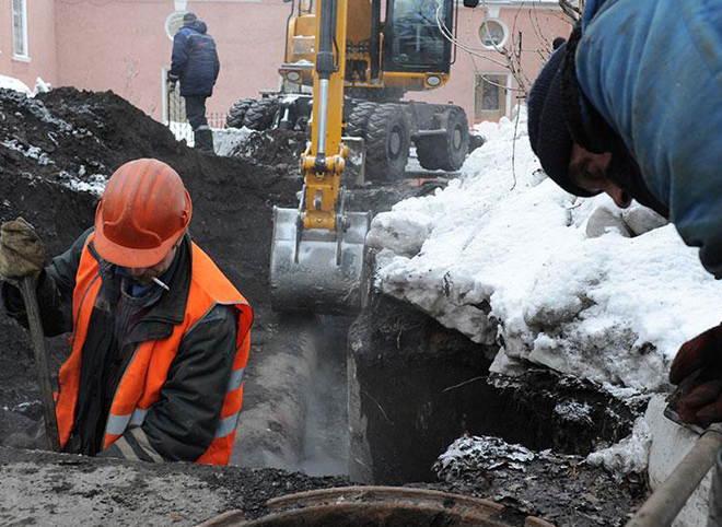 Мэрия: работы по ликвидации прорыва на Татарской продолжатся до 10 февраля