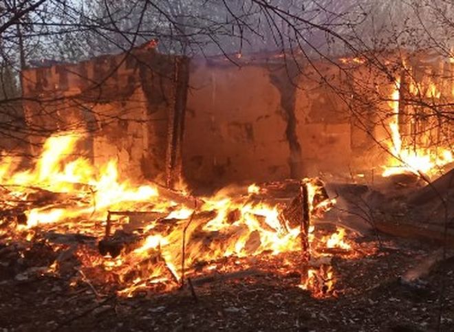 В Шиловском районе сгорел дом