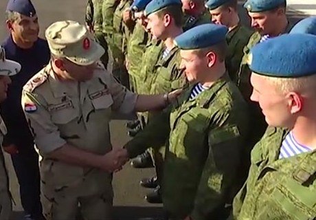 Российские десантники высадились в Египте (видео)