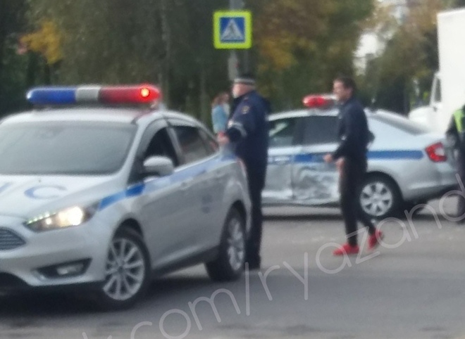 В Дашково-Песочне произошла авария с участием машины ДПС