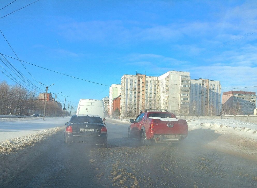 Улицу Зубковой залило кипятком