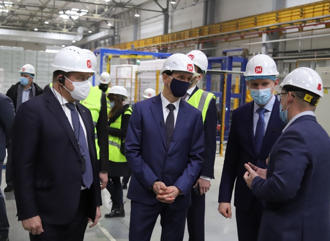 Глава МЭР Решетников с губернатором Любимовым посетили рязанские предприятия