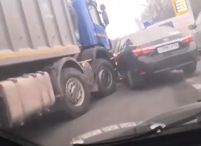 Из-за ДТП на Ряжском шоссе образовалась пробка