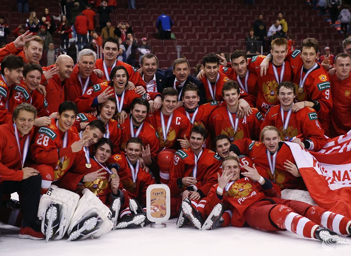 Сборная России завоевала «бронзу» на молодежном чемпионате мира по хоккею