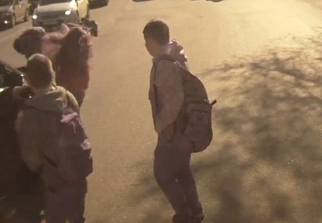 Момент наезда на подростков в Рязани попал на видео