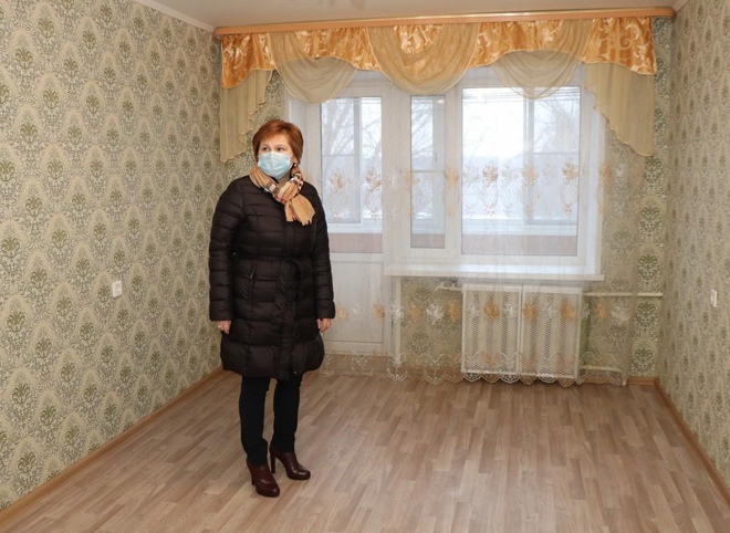 Елена Сорокина посмотрела квартиры, предназначенные детям-сиротам