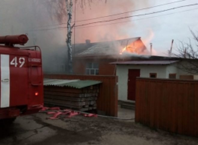 На пожаре в Шилове погиб мужчина