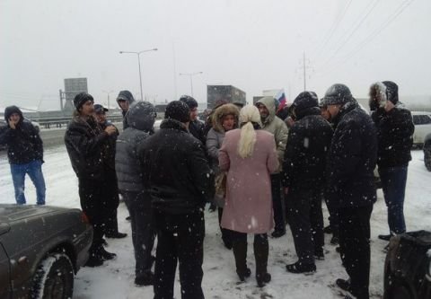 Дальнобойщики Рязани приняли участие в митинге в Лыткарине