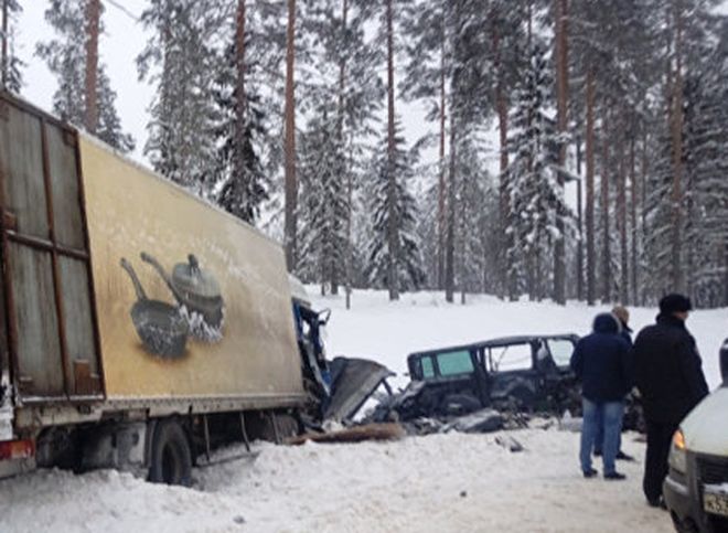 В ДТП в Ленинградской области погибли девять человек