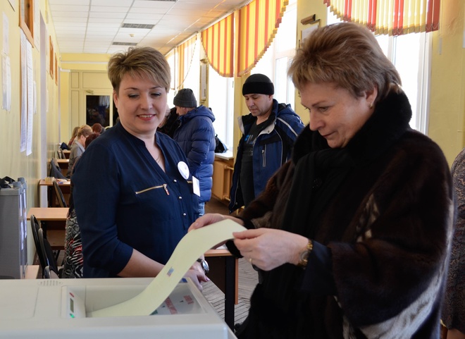 В Рязанской области Путин набирает около 77%