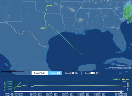 Пассажирский самолет исчез с радаров в США