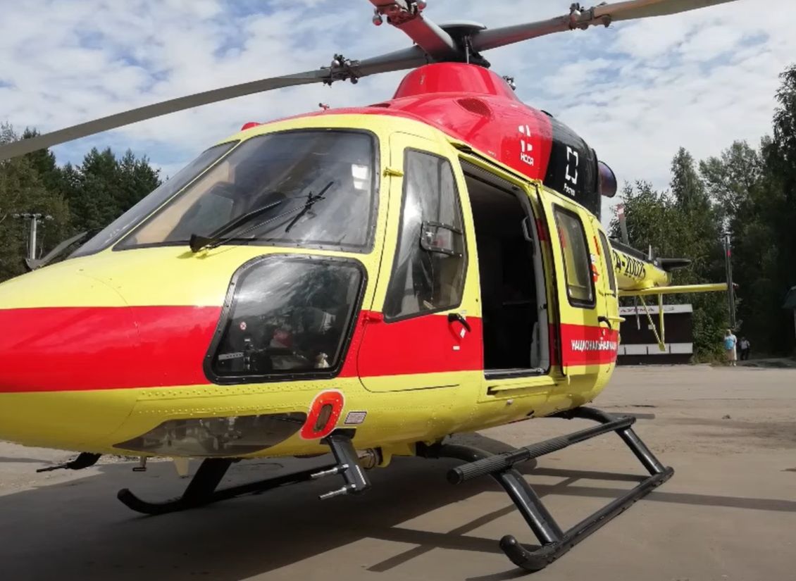 В Рязанской области вертолет санавиации вылетал для спасения младенца